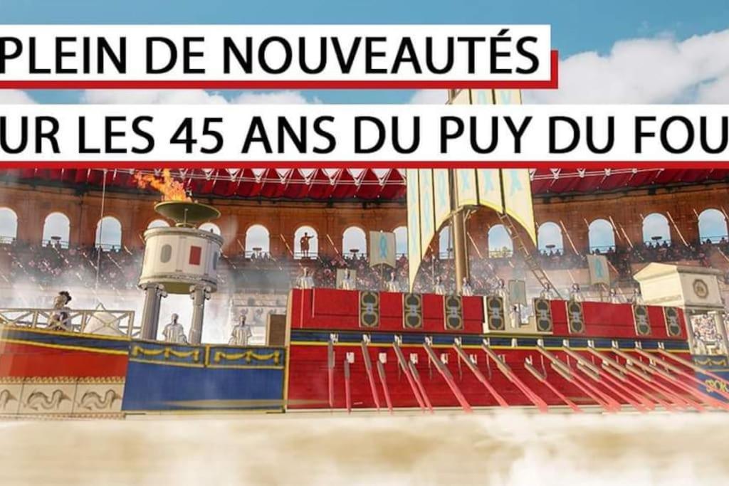 L'Ange Gite De Groupe Proche Du Puy Du Fou Sevremont Exterior foto